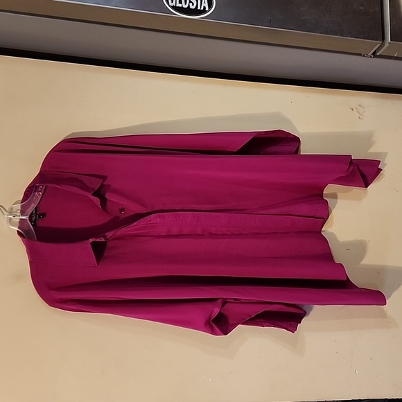 Eileen Fisher Tops - Eileen Fisher 1X Silk top Fuscia colored
